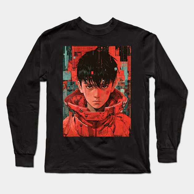 Akira Unleashed: Cyberpunk Masterpiece, Psychic Power Saga, and Fan Art Fusion Long Sleeve T-Shirt by insaneLEDP